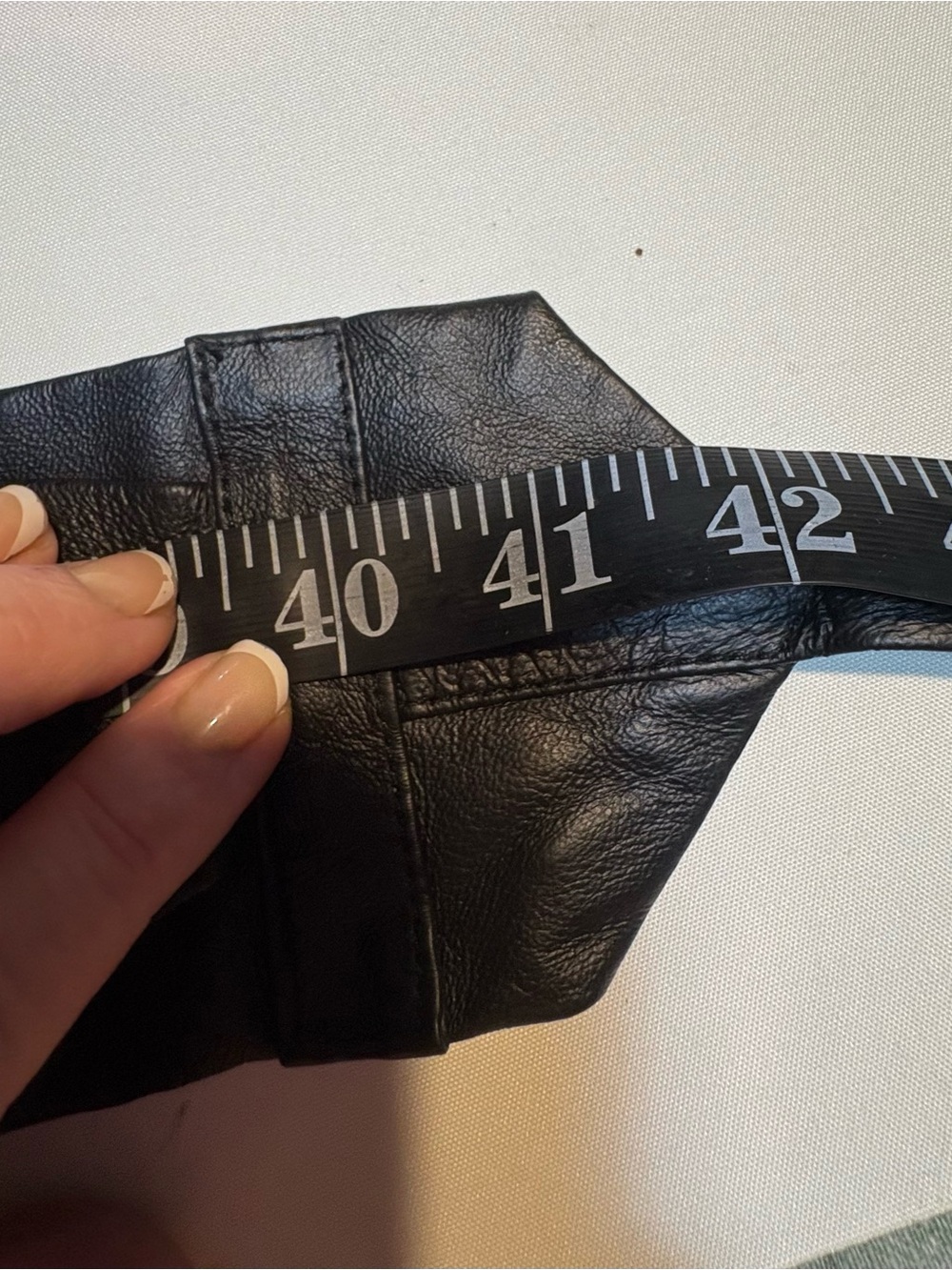 G.I.L.I . black leather obi-style wrap belt - Picture 11 of 14